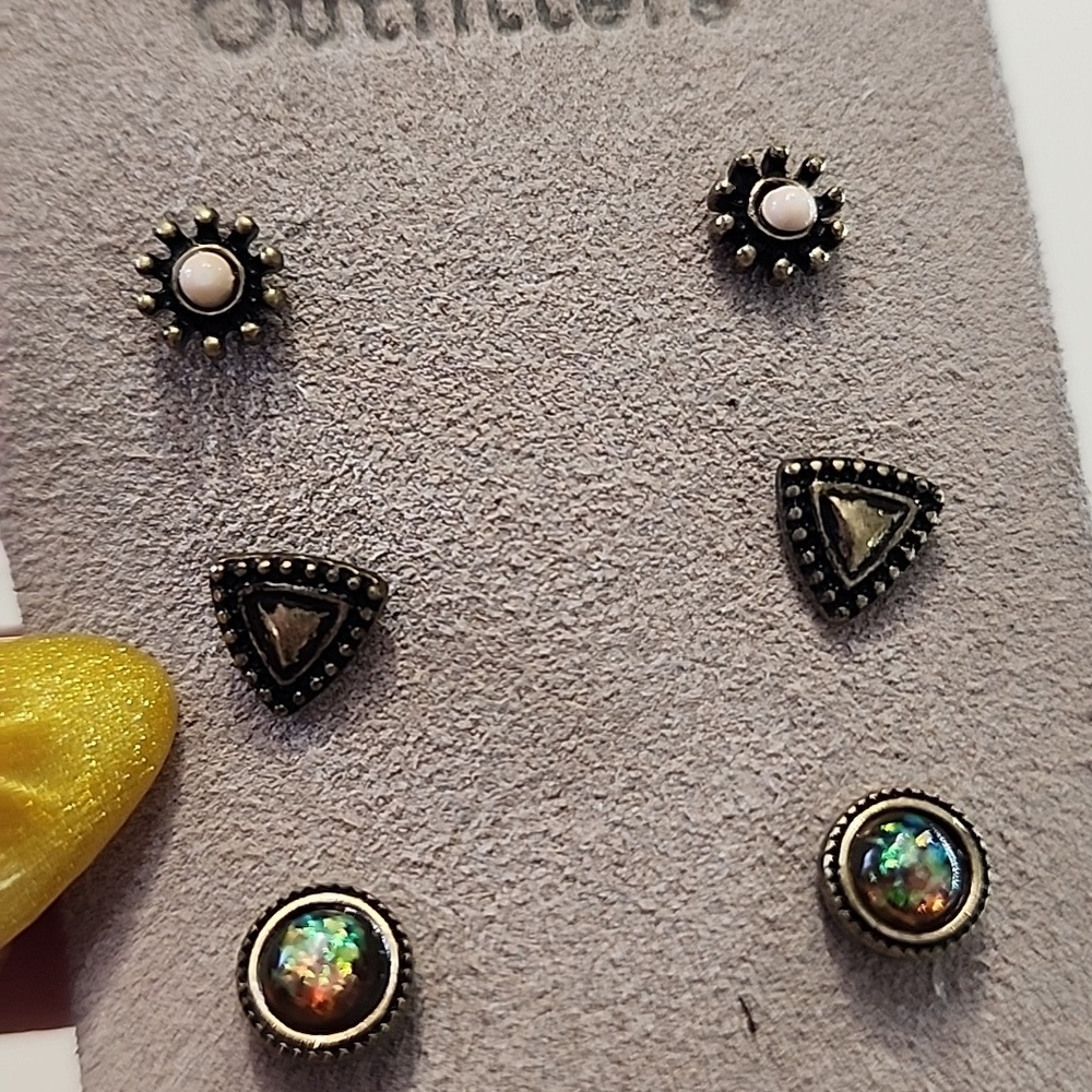 Urban Outfitters Multicolor Stud Earring Collection 8x - Picture 5 of 7